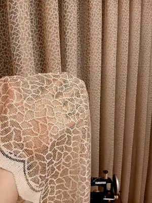Vizon Leopar Desen Desen Modern Tül Perde