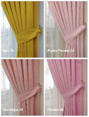 Düz Daimond Fon Perde 35 Farklı Renk (özel İndirimli Fiyat)