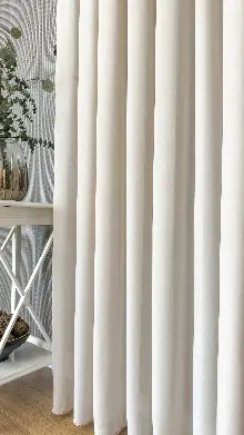 Genç Odası Bej İpek Krep Düz Tül Perde - Premium Kalite Serisidir.