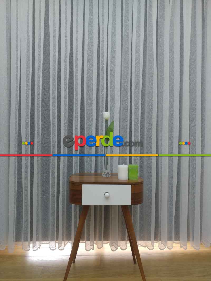 ( Orjinal ) Kdk Spor Desen Salon Fransız Dantel Tül Perde & Kruvaze Perde-