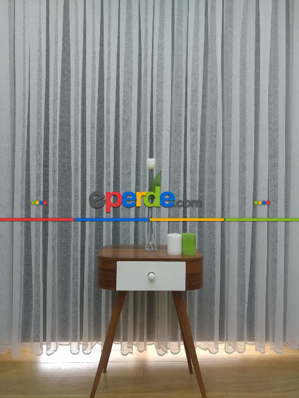 ( Orjinal ) Kdk Spor Desen Salon Fransız Dantel Tül Perde 