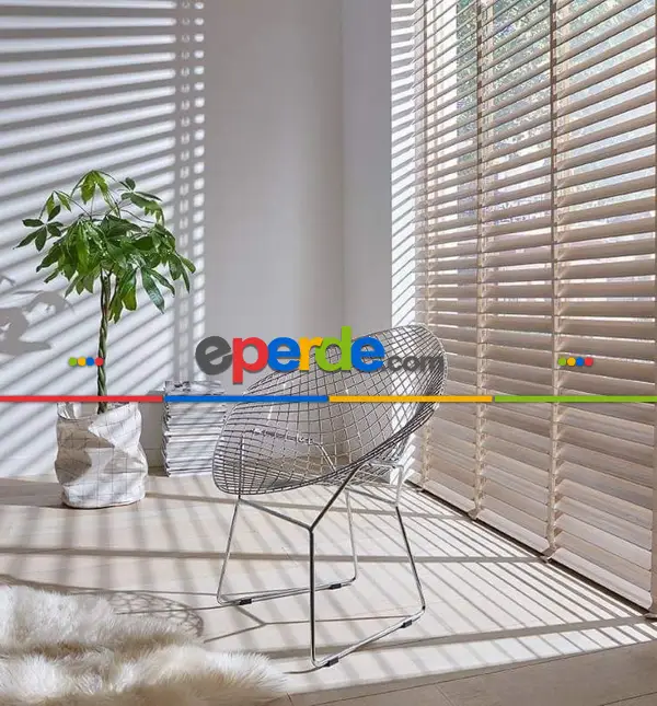 Mutfak 2025 Sezonu - 50 Mm Gerçek Ahşap Jaluzi Perde