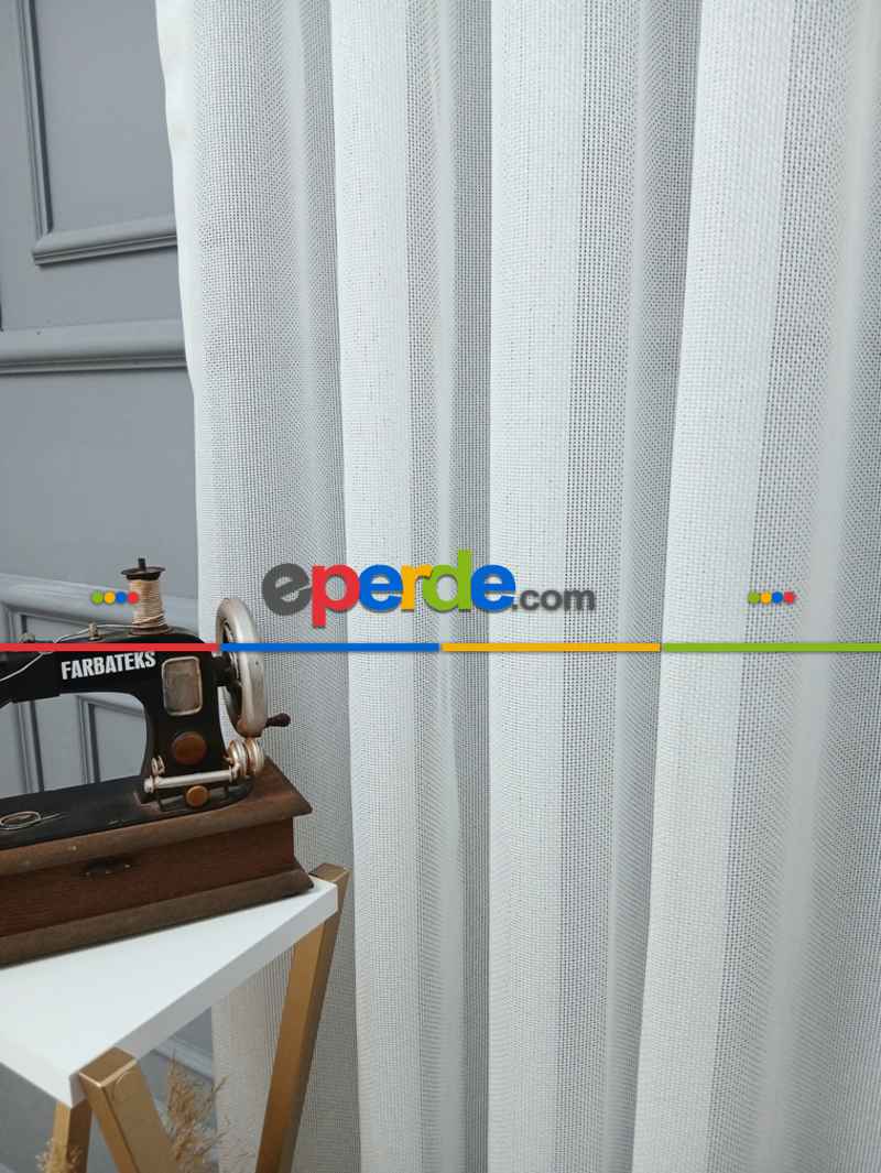 Exculusive Zehra Ütü İstemez Kırışmaz Sade Tül Perde