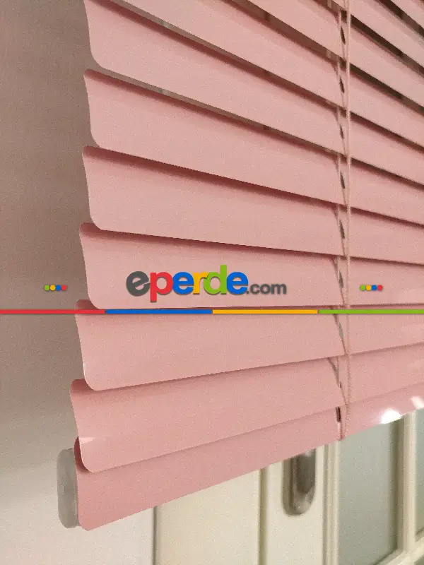 Nova Alamunyum Jaluzi 25 Mm- Pembe Pudra Pembe