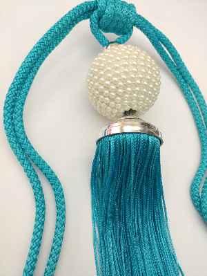 Fon Bağı Braçol Turkuaz İncili- Turkuaz