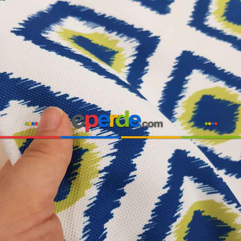 İkat Desenli Fon Perde Evm1503-4 Kumaşı Kalındır Duck Bezi Değildir-  Çok Renkli 2