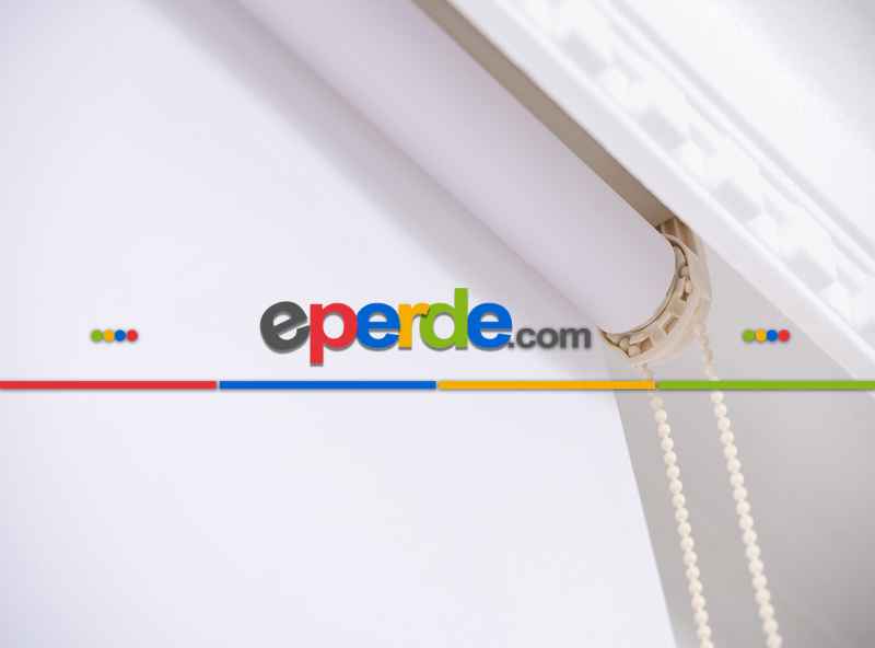 Brillant Beyaz Stor Perde- Beyaz