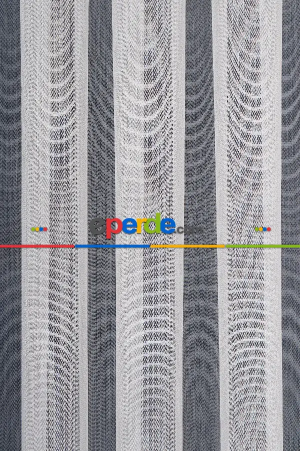 Salon Tül Modelleri - Garvolin Gri Düz Tül Perde