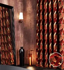 Taç Stream Çizgi Desen Pano Fon Perde 70cm X 290cm 