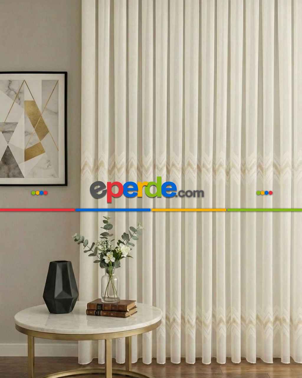 Platinum Şık Ürün Serisinden 1/3 Sık Pileli Orjinal Monaliza Tül Perde Ütü İstemez Ağır Gramajlı