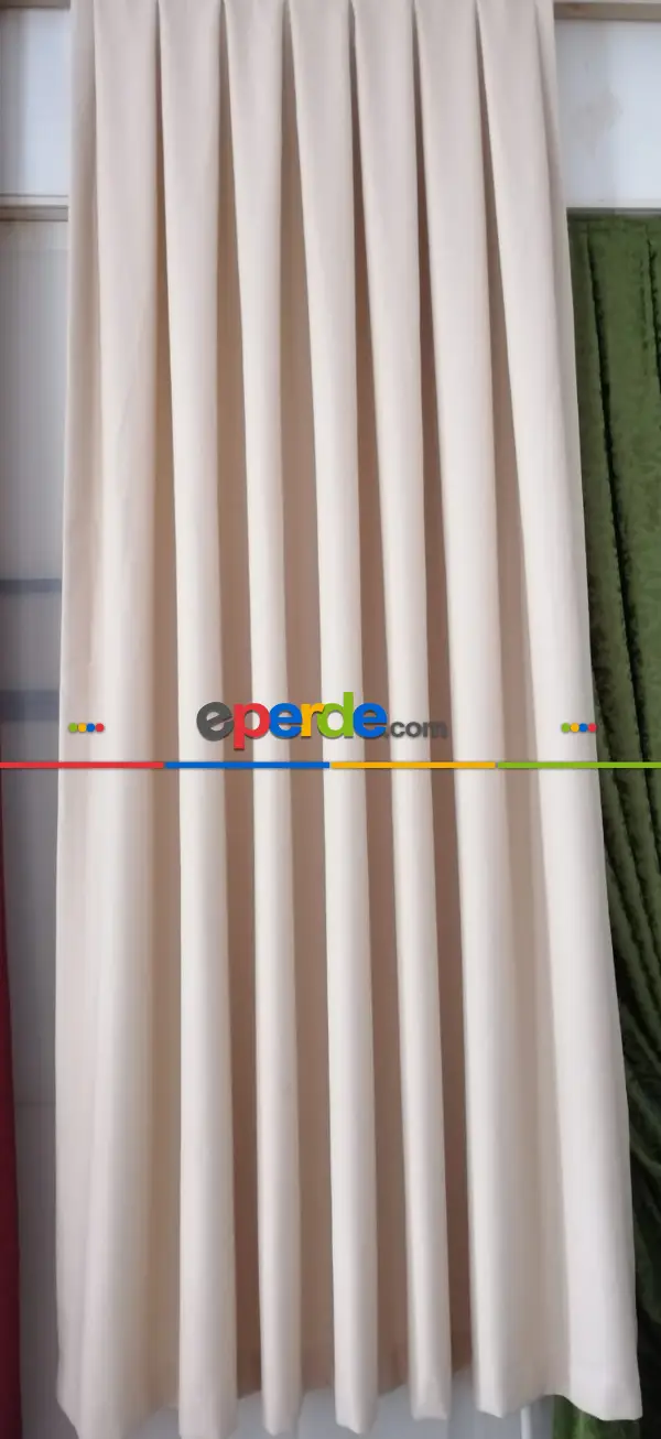 Milpa Keten Düz Fon Perde - 32 Renk Seçekli