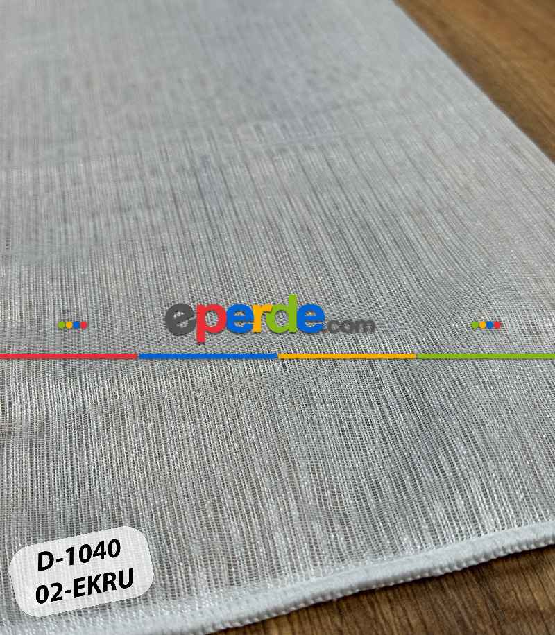 Yatak Odası - Sedefli Özel İplik Düz Tül Perde - Özel Dokuma Ağır Gramajlı Premium