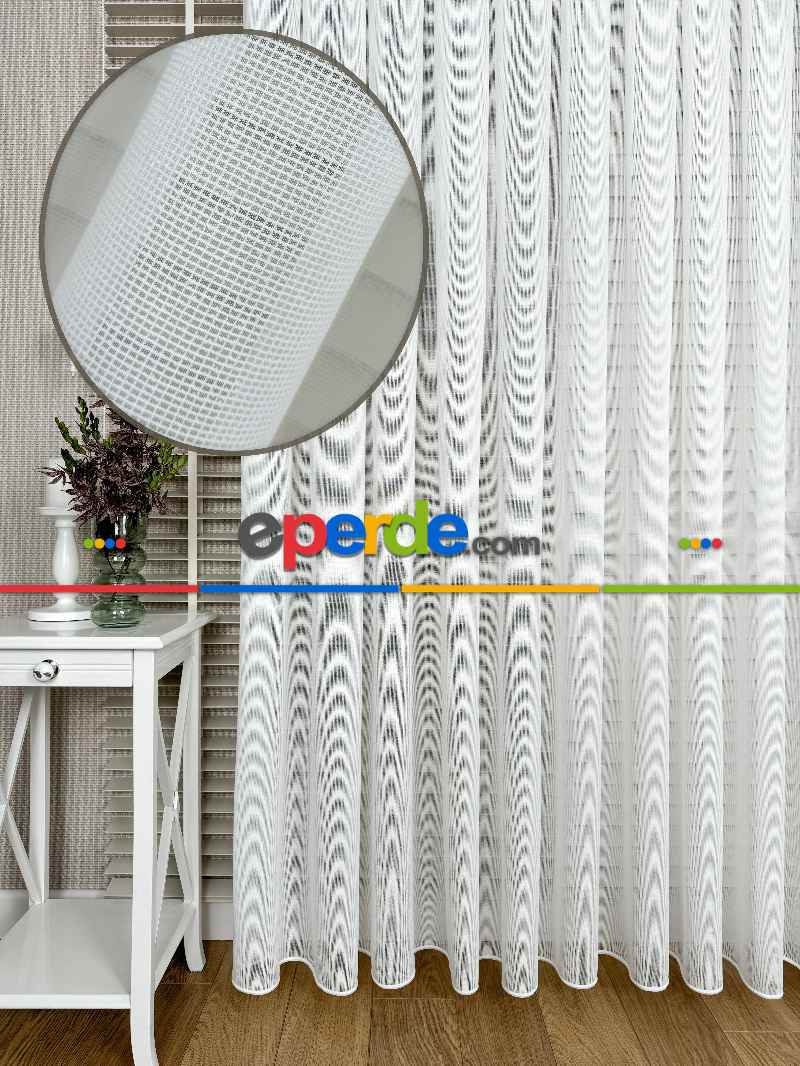 Brillant Tül Perde, Premium Seri, Kurşunlu Tül