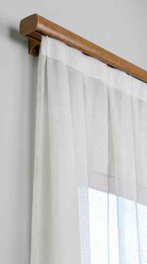 Ceviz Çift Kanallı Dekoratif Ray, Modern Perde Korniş Rayı