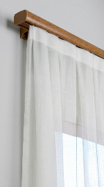 Gri Kanallı Dekoratif Ray, Modern Perde Korniş Rayı Ceviz