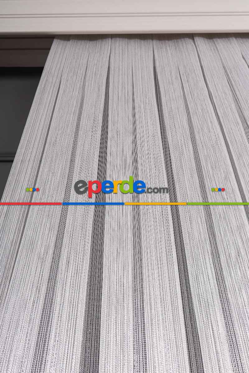 Gümüş Simli Çelik Armür Tül Perde Akdz 970