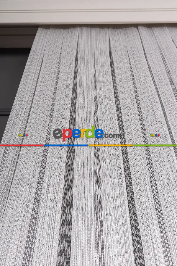 Gümüş Simli Çelik Armür Tül Perde Akdz 970