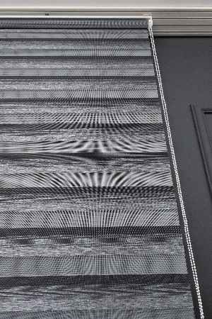 Zebra Perde -renk Geçişli Bambu Zebra Perde