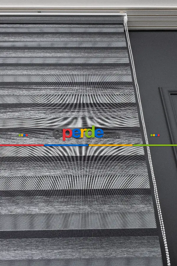 Zebra Perde -renk Geçişli Bambu Zebra Perde