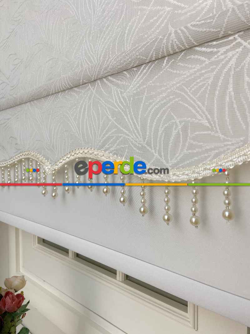 Yeni Sezon !! Çiftli Sistem Tül Stor Perde Ve Stor Perde- Ekru