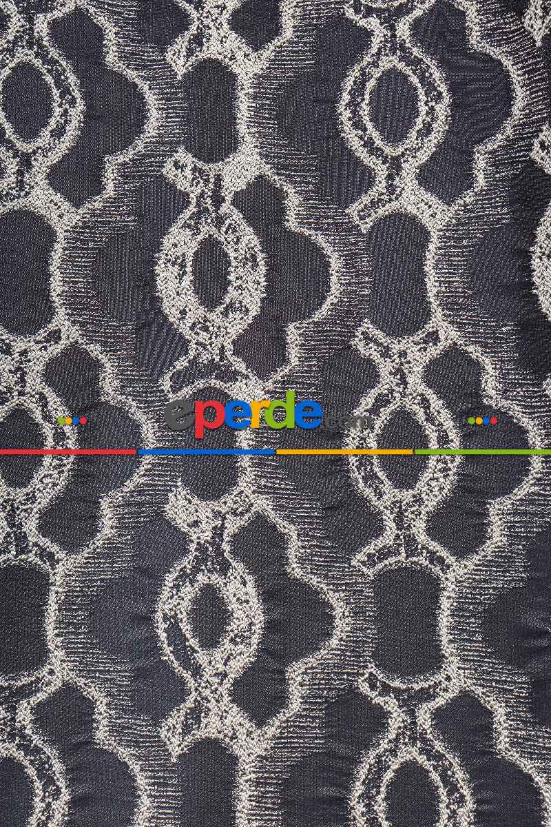 Yatak Odası Fon Perde - S Pile Dökümlü Jakar Dokuma Fon Perde