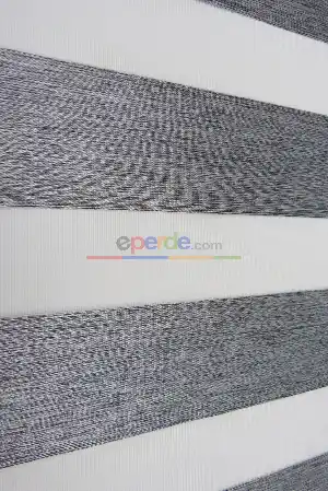 Işık Geçirmez Karartma Zebra Perde Blackout Bambu Kumaş 2021- Gri-füme-antrasit-gri Açık