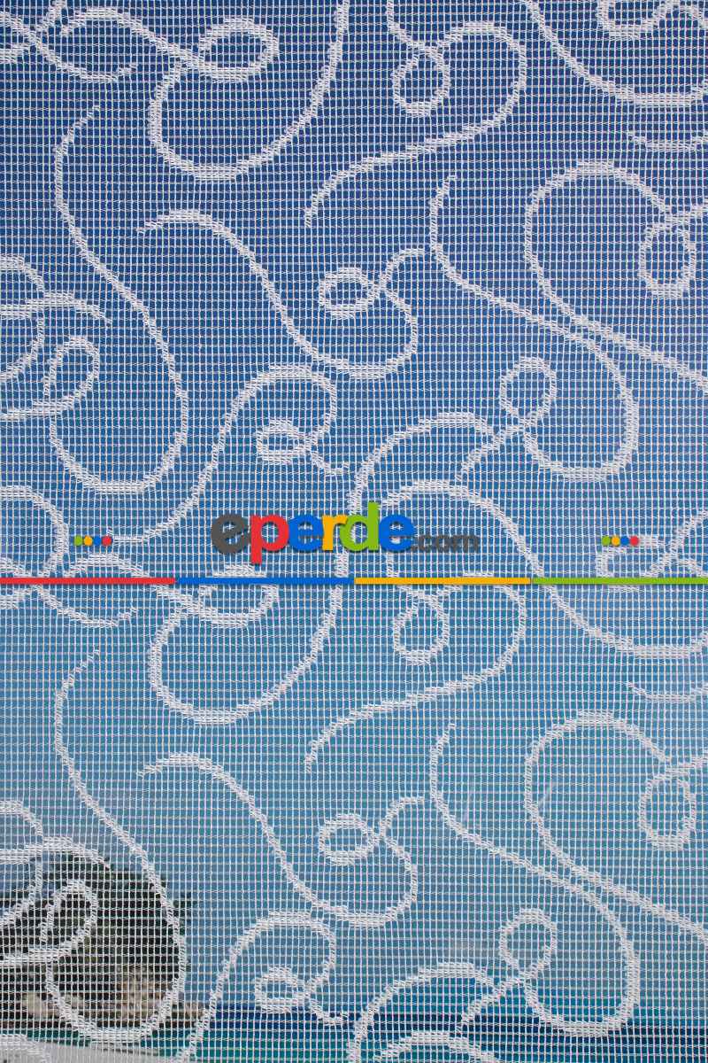 Brillant - Yeni Sezon Spor Model Stor Perde - Çiftli Sistem Tül Ve Stor Perde - Ekru Renk