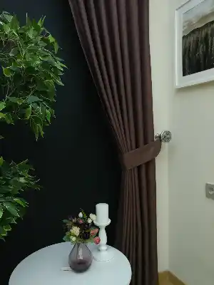 Koyu Mor Jakar Fon Perde