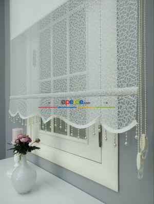 Yeni Sezon Çiftli Sistem Tül Stor- Ekru