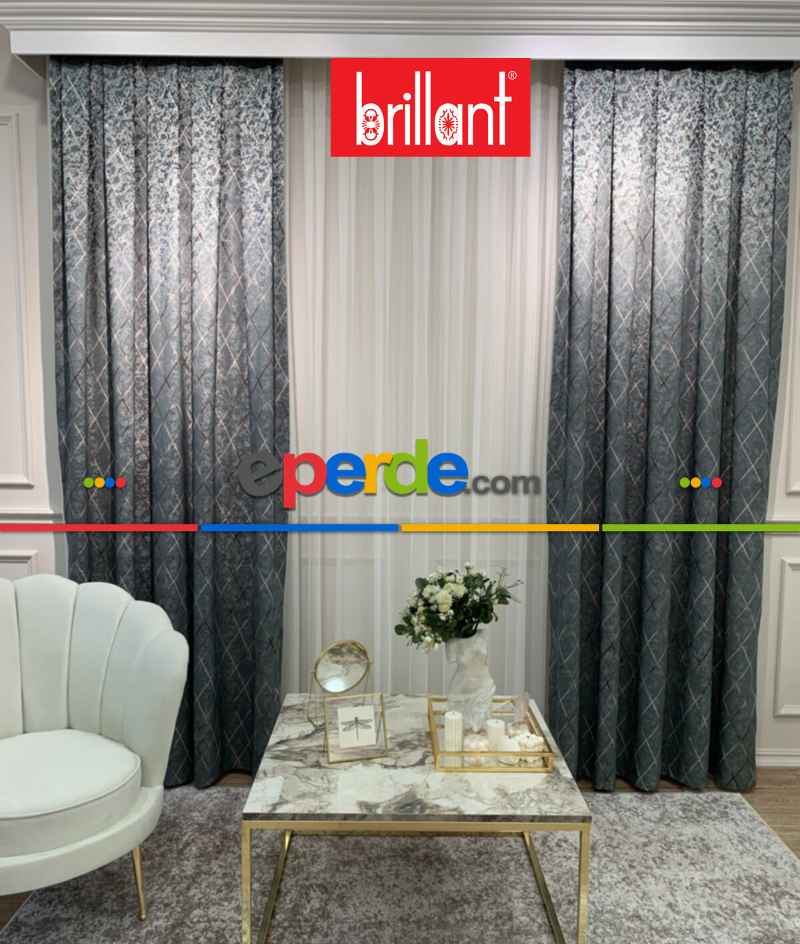 Brillant Fon Perde Livalorent Yeni Model Renk Tasarım Kanat Perde Yan Perde