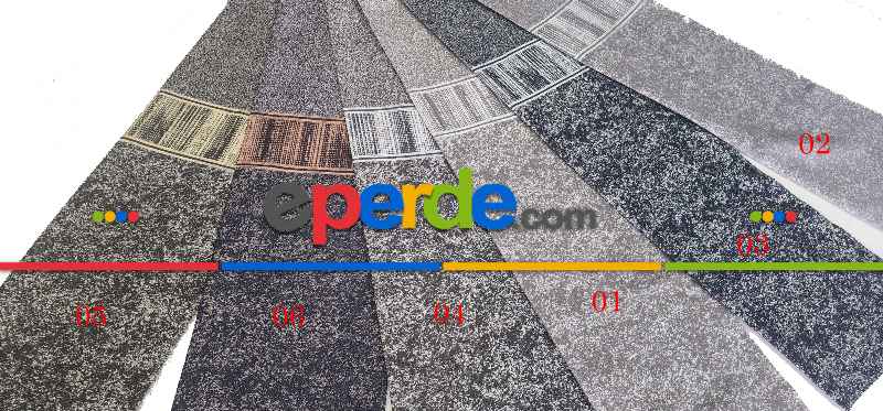 Siyah Gri Fon Perde - Taç Marka, Adet Fiyatıdır, İstediğiniz Boy Ölçüsünde Dikilir, Eni 70 İla 100cm Arası Seçenekler, Sık Piledir 70cm X 290cm 