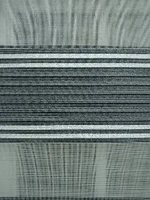 Zebra Perde Stella Series 1.kalite Lux 1616- Siyah-Beyaz-Gümüş Simli