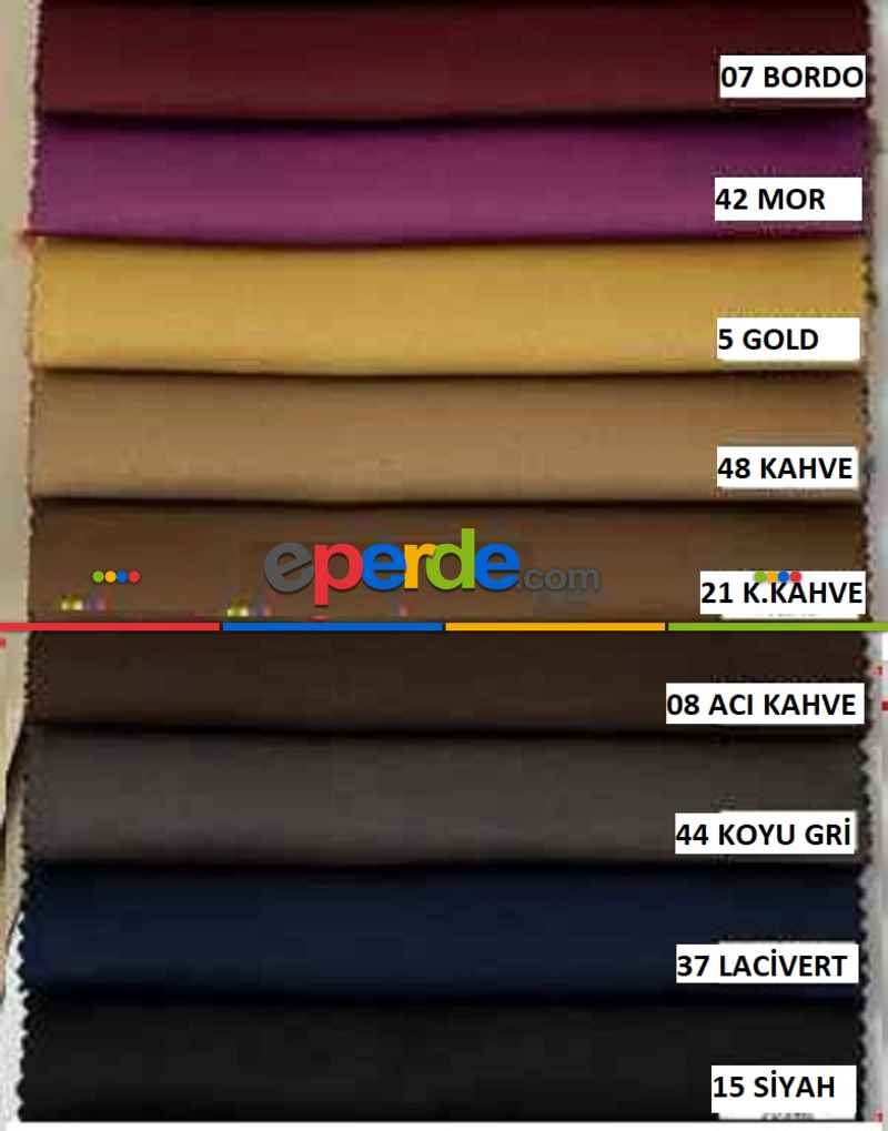 Blackout Güneşlik - Işık Geçirmez Karartma Perde - 1. Kalite - Çok Renkli