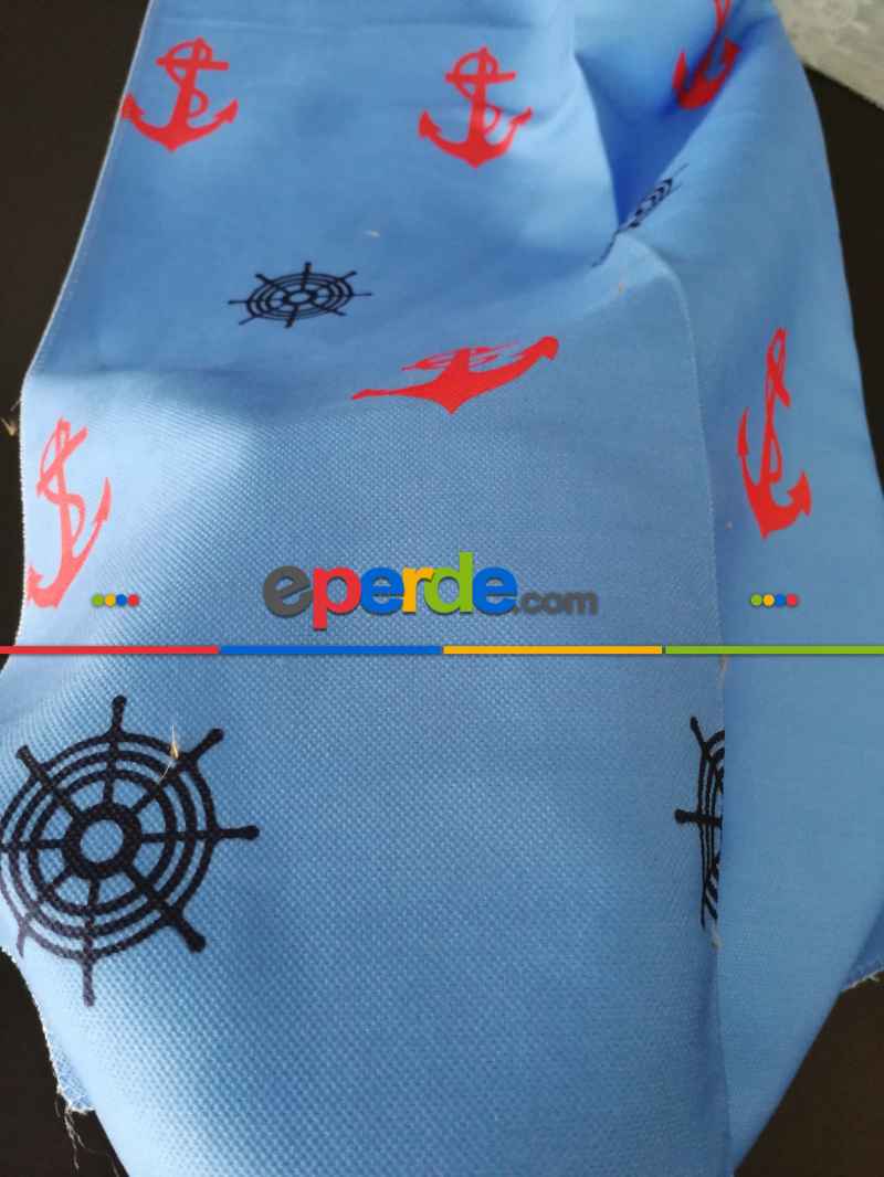 Milano Çocuk Odası Gemici Pano Fon - Mavi 50cm X 1cm 