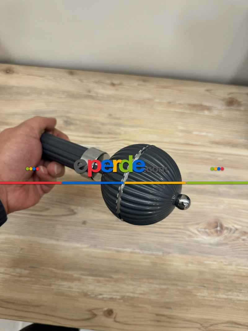 Antrasit Metal Rustik Perdelik