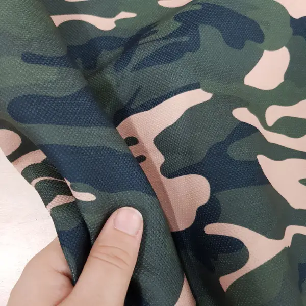 Kamuflaj Desenli Fon Perde Evm1134 Kumaşı Kalındır Duck Bezi Değildir- Yeşil-Bej