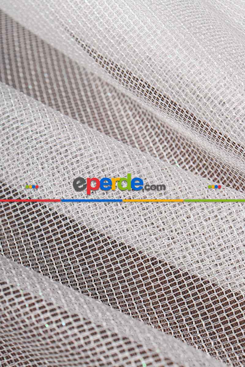 Salon Tül Modelleri - Smooty Örgü Düz Tül Perde Ütü İstemez