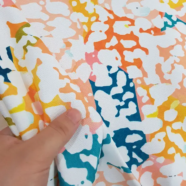 Mutfak Fon Perde Baskılı Evm244- Sarı