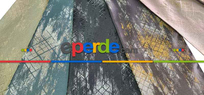 Taç River Varak Pano Fon Perde 70cm X 290cm 