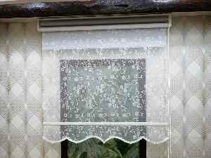 Çifli Sistem Tül Ve Stor Perde Bdz ( 824 )- Beyaz