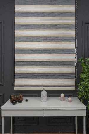 Bej Rengi Zebra Perde, Yüksek Kalite