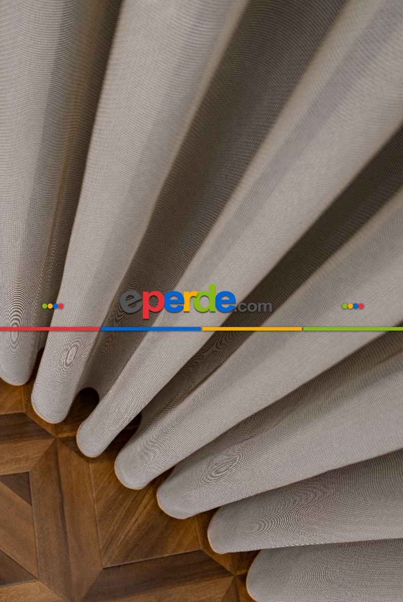 Genç Odası - Vizon Renkli Kedi Tırmalamalarına Dayanaklı Tül Perde