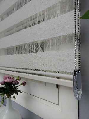 Mutfak- Krem Perle Home Düz Zebra Perde