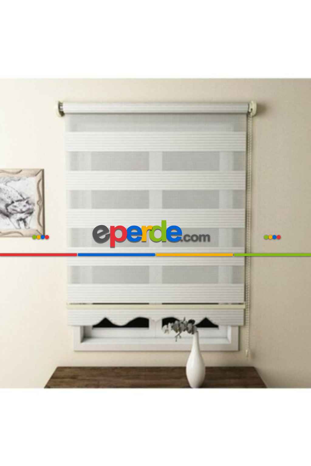 Dip Fiyat Brillant Pliseli Zebra Perde Aynı Gün Kargo !!!