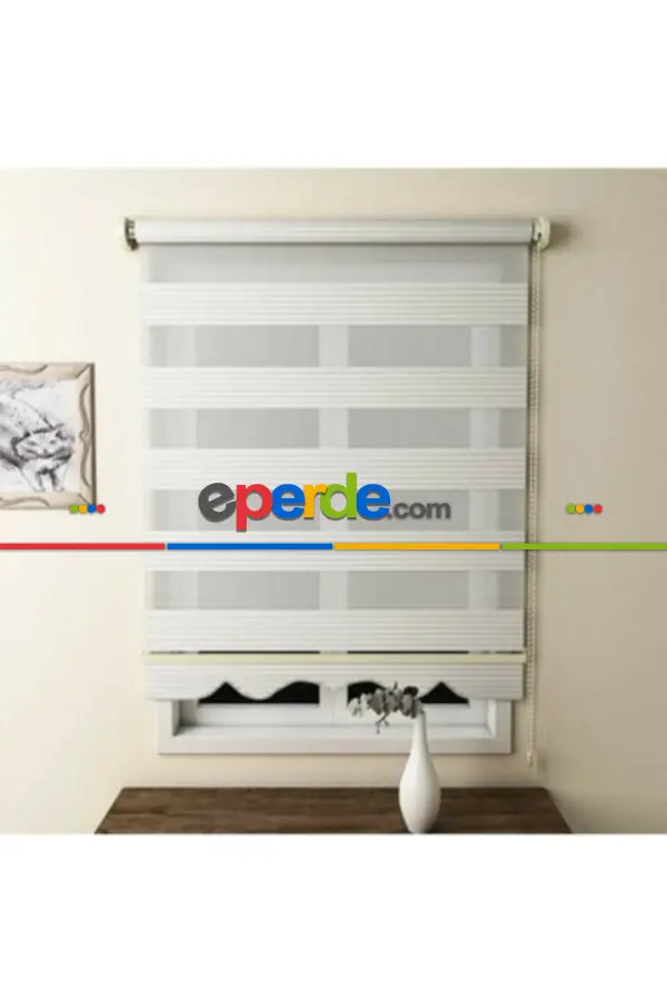 Dip Fiyat Brillant Pliseli Zebra Perde Aynı Gün Kargo !!!