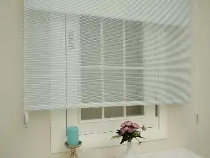 Çocuk Odası - Bambu Tül Stor - Çiftli Sistem Tül Stor Perde (bamboo)- Mavi Doymamış-su Yeşili