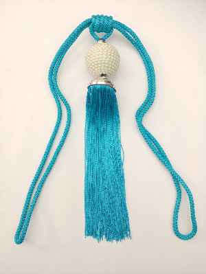 Fon Bağı Braçol Turkuaz İncili- Turkuaz