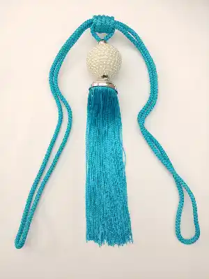 Fon Bağı Braçol Turkuaz İncili- Turkuaz