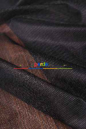 Hazır Ölçülü Petek Zemin Siyah Grek Tül Perde