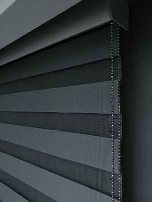 Salon - Perle Home Düz Zebra Perde Antrasit